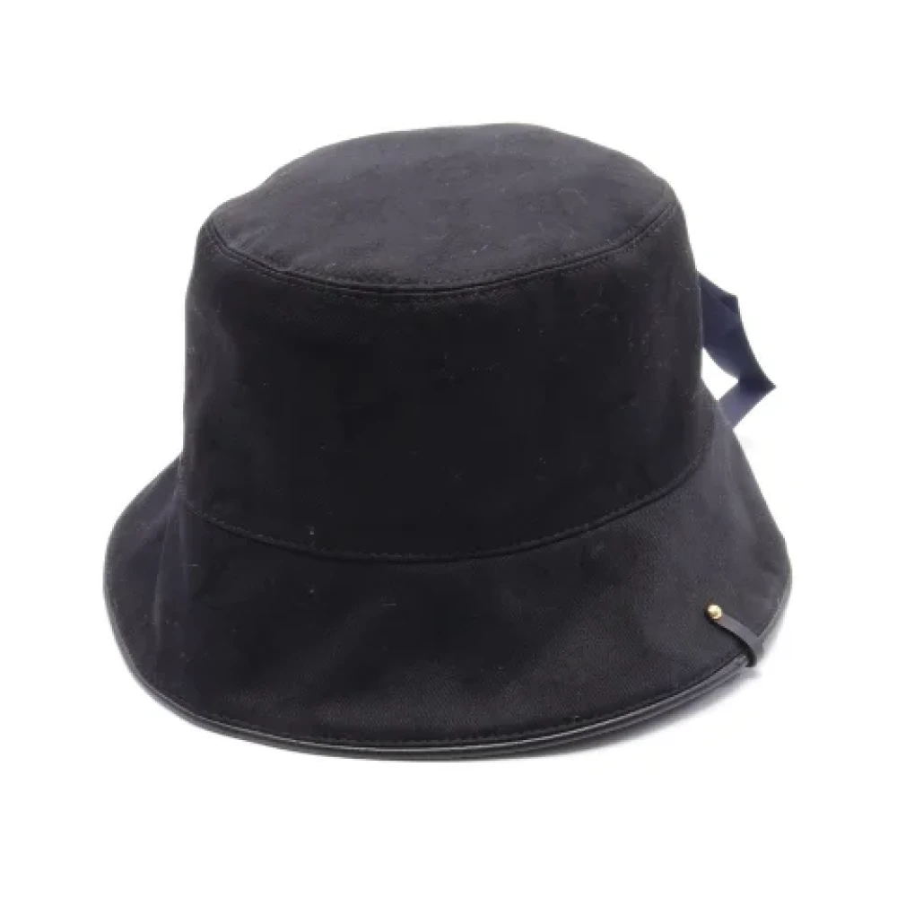 Louis Vuitton Vintage Pre-owned Cotton hats Black Dames