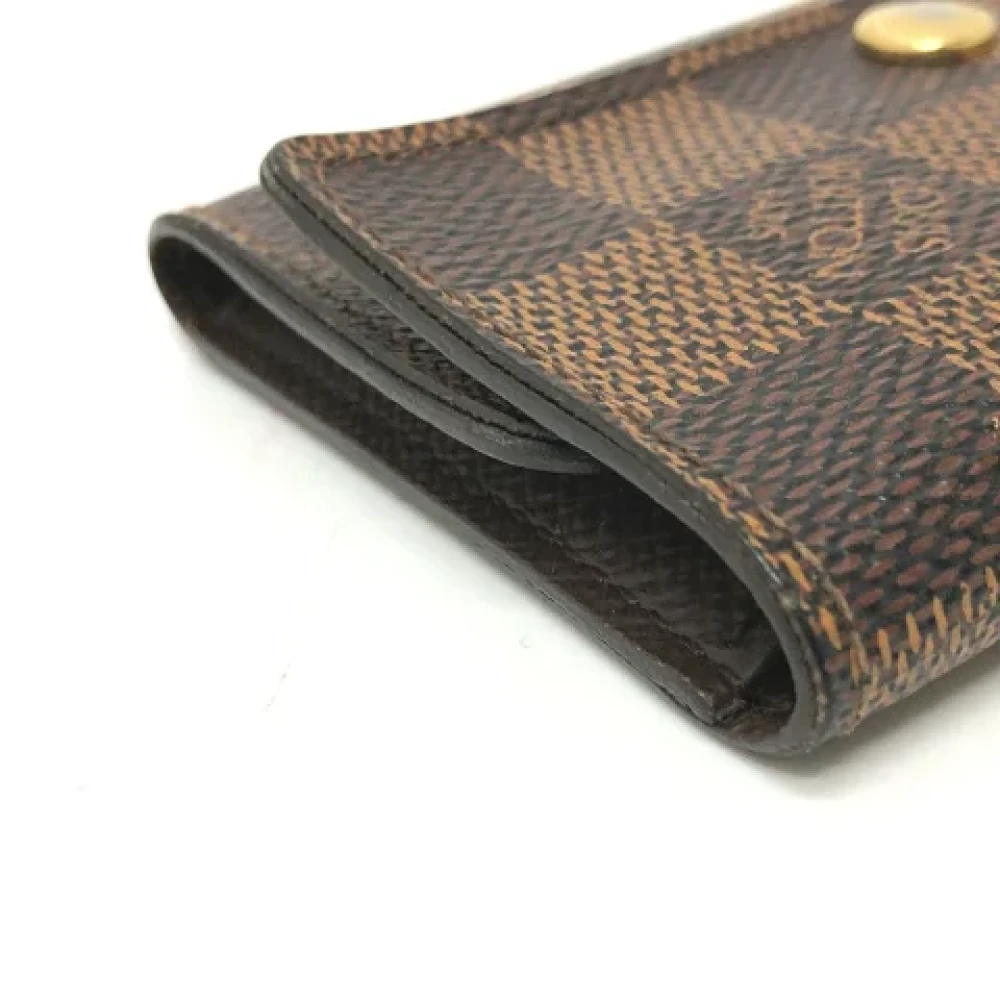 Louis Vuitton Vintage Pre-owned Fabric key-holders Brown Dames