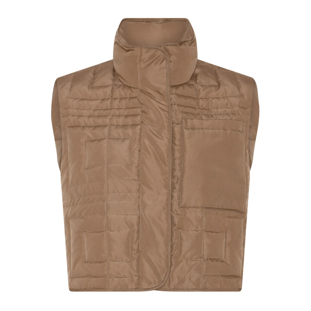 Heartmade Brown Vest - Female - Waistcoats - Xs - Jackets