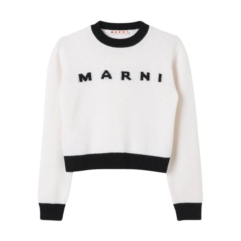 Marni Unisex Black Cashmere Pullover Sweater