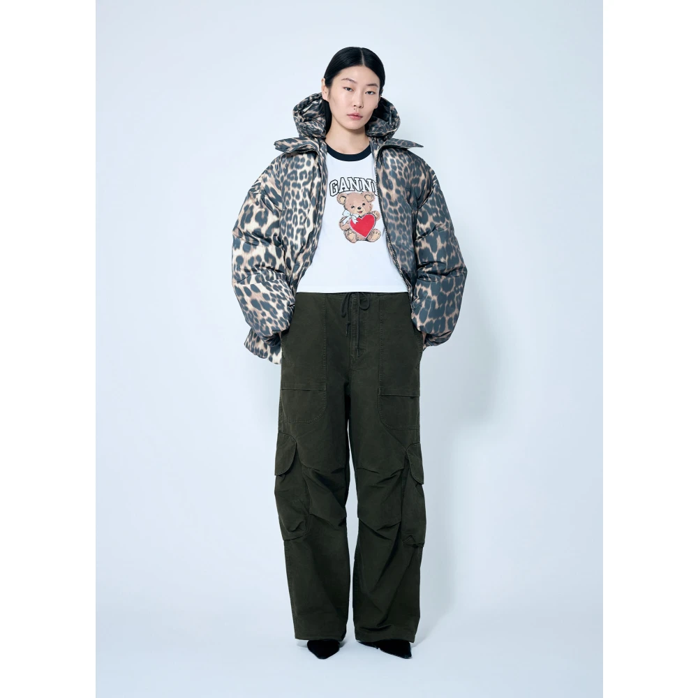 Entire Studios Canvas Cargo Broek Green Dames