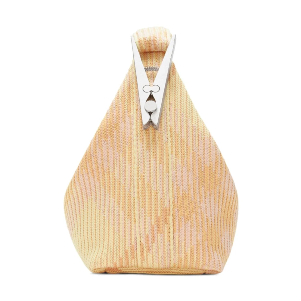 Burberry Roze Multicolor Gebreide Schoudertas Multicolor Dames