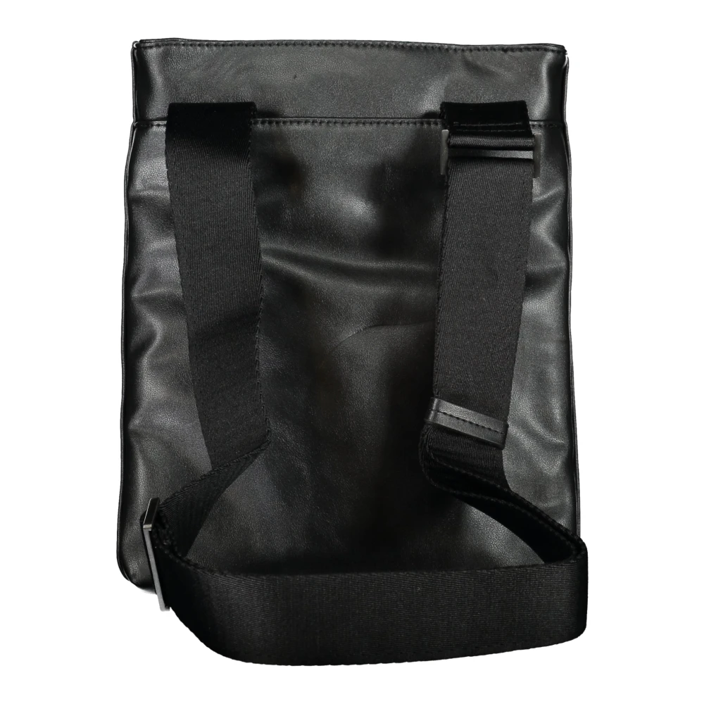 Calvin Klein Zwarte Schoudertas met Verstelbare Band Black Heren