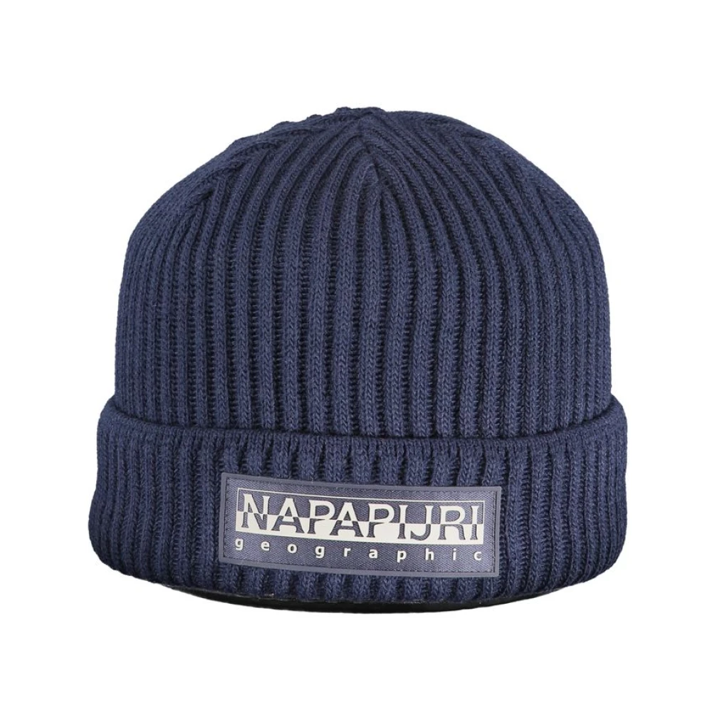 Napapijri Blauwe Acryl Hoeden & Mutsen Blue Unisex