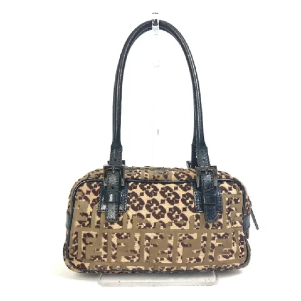 Fendi Vintage Pre-owned Fabric fendi-bags Brown Dames