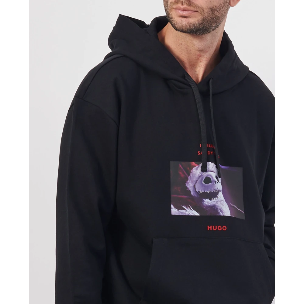 Hugo Boss Nightmare Before Christmas Sweater Zwart Black Heren
