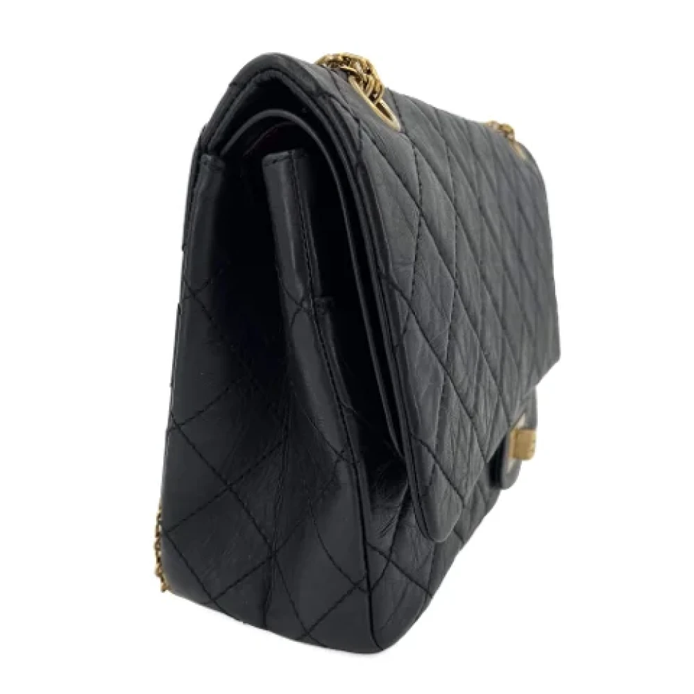 Chanel Vintage Pre-owned Leather chanel-bags Black Dames