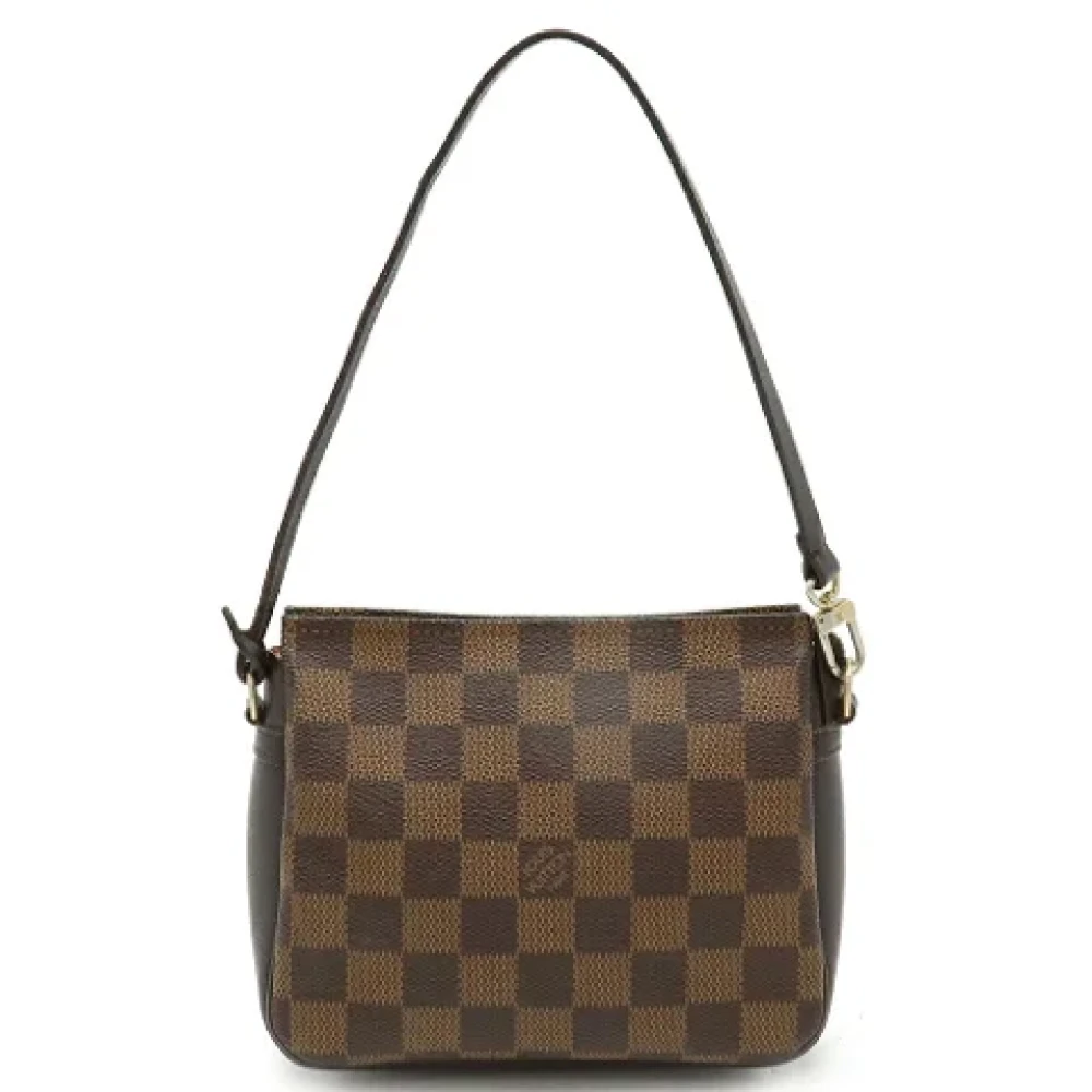 Louis Vuitton Vintage Pre-owned Plastic handbags Brown Dames