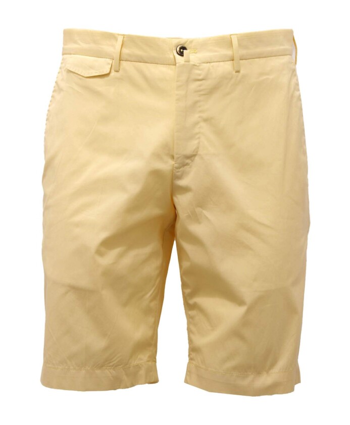 shorts-bermuda-stretch-jaune-clair