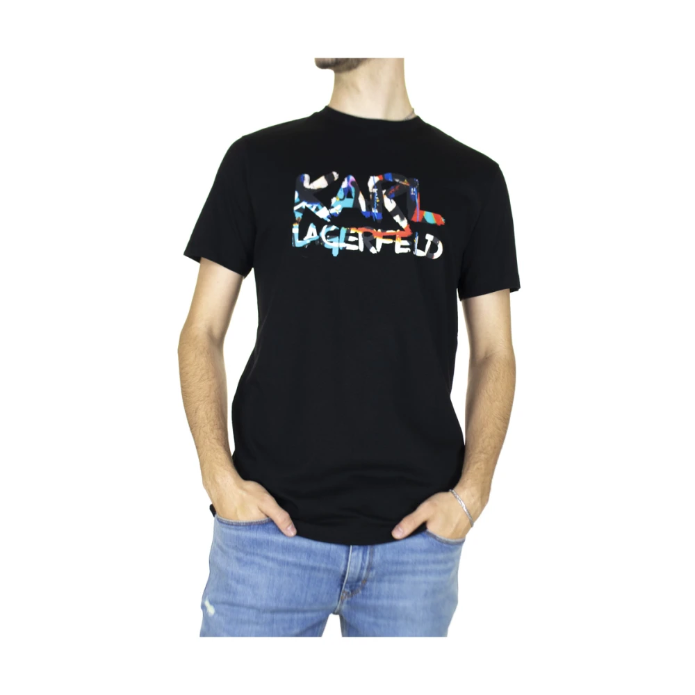 Karl Lagerfeld T-Shirts Black Heren