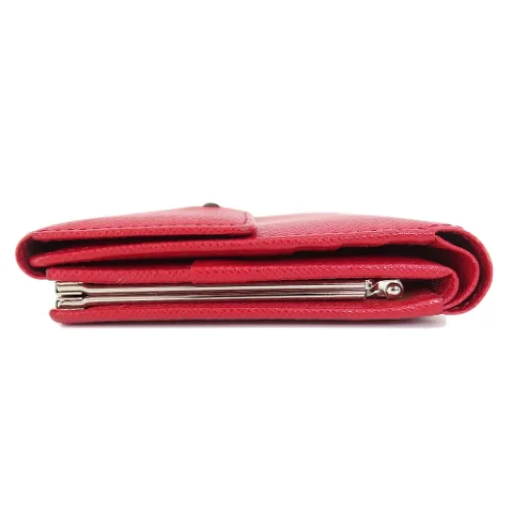 Burberry Vintage Pre-owned Plastic wallets Red Dames