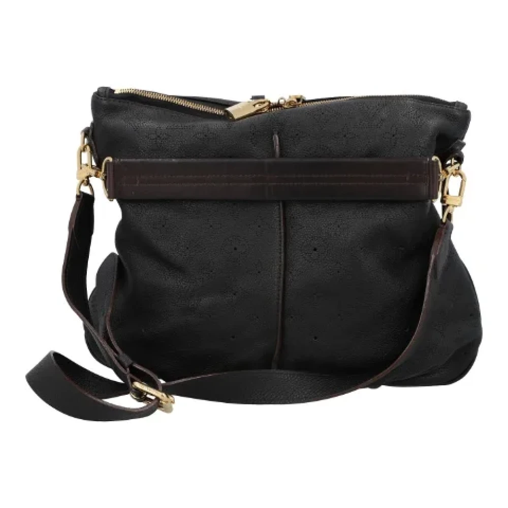 Louis Vuitton Vintage Pre-owned Leather crossbody-bags Black Dames