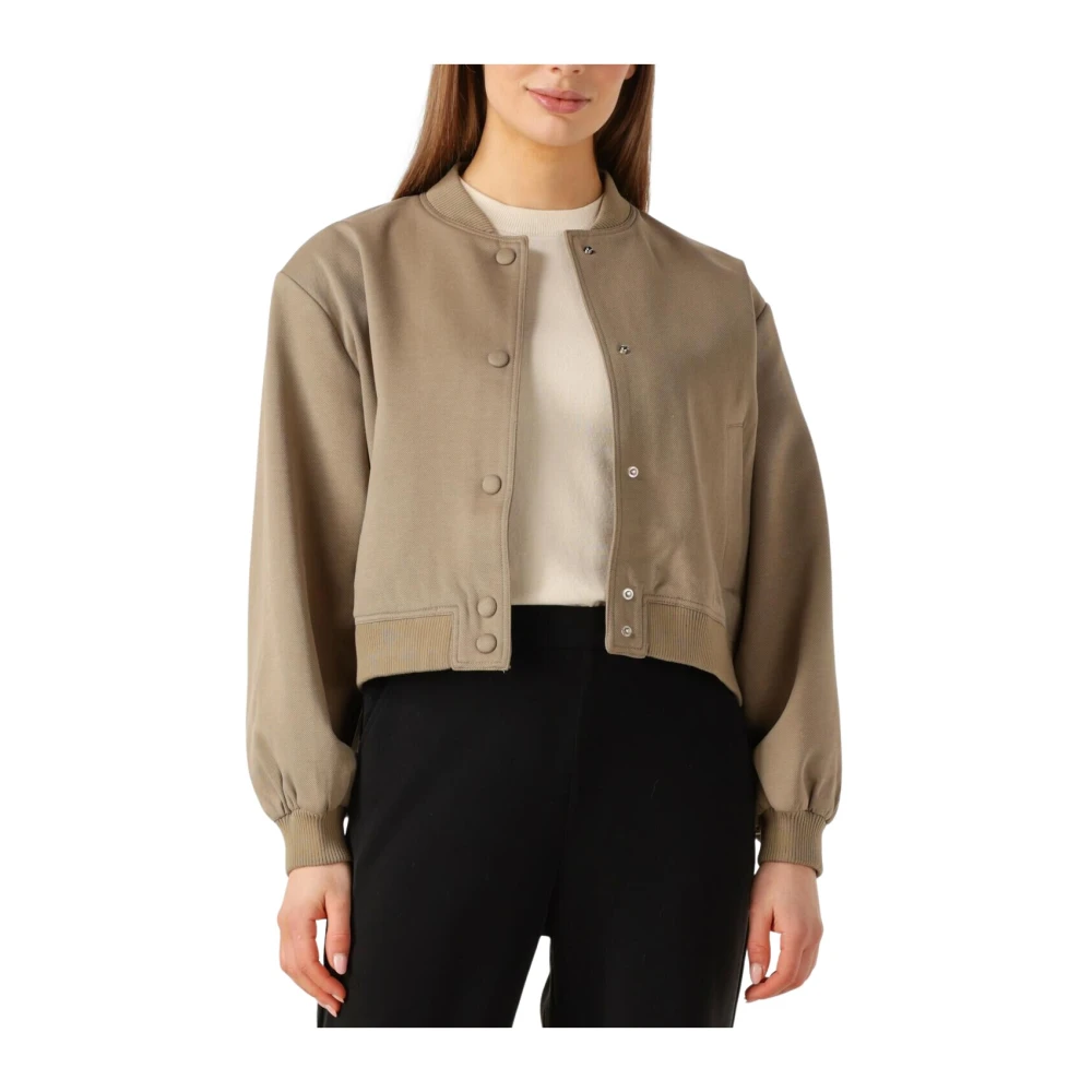 Notre-v Taupe Jas voor Vrouwen Beige Dames