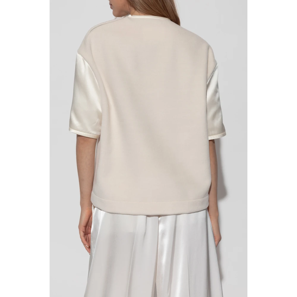 Jil Sander Wollen top Beige Dames