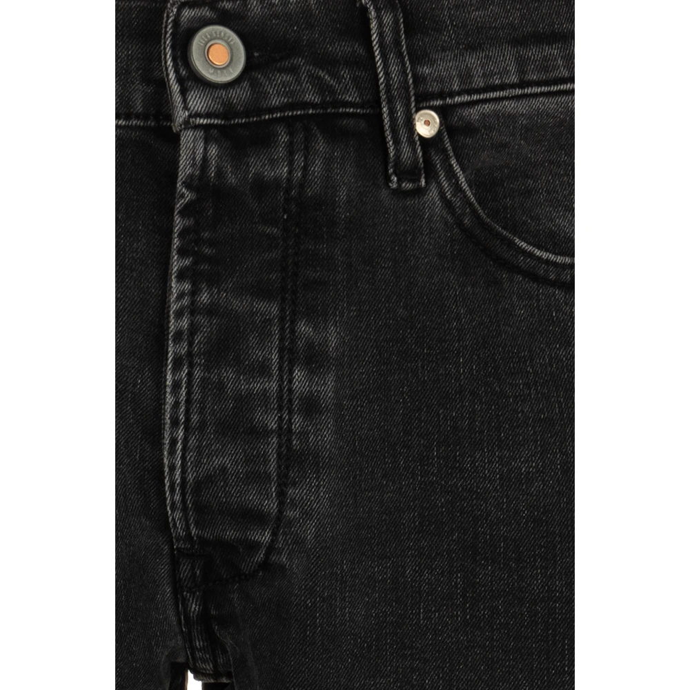 Tela Genova Zwarte Broek met 5 Zakken Black Heren