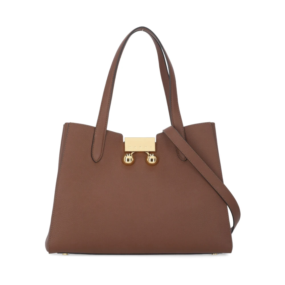 Marni - Bags > Tote Bags - Brown - Marni - Modalova