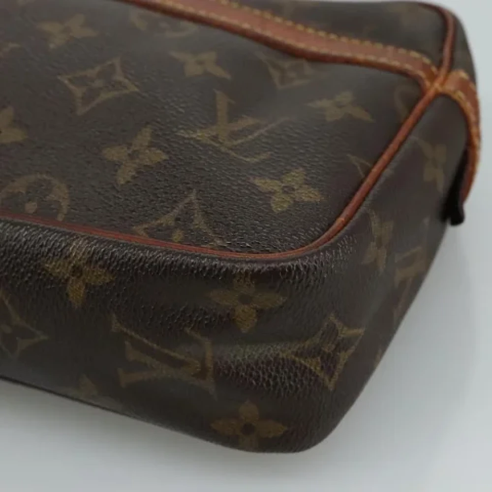 Louis Vuitton Vintage Pre-owned Canvas clutches Brown Dames