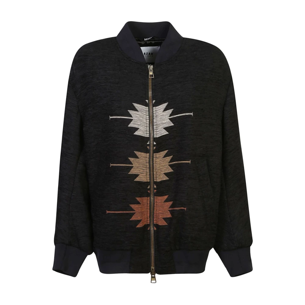 Bazar deluxe Zwarte Parka voor Vrouwen Aw24 Black Dames
