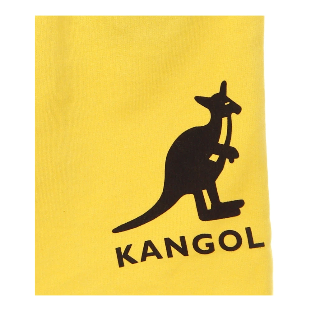 Kangol Zwart Gele Tracksuit Shorts Yellow Heren