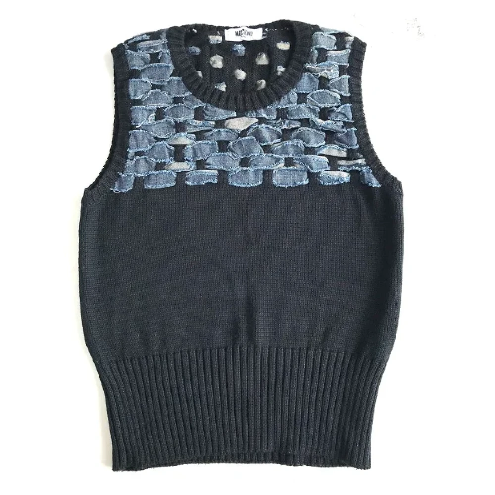 Moschino Pre-Owned Pre-owned Wool tops Black Dames