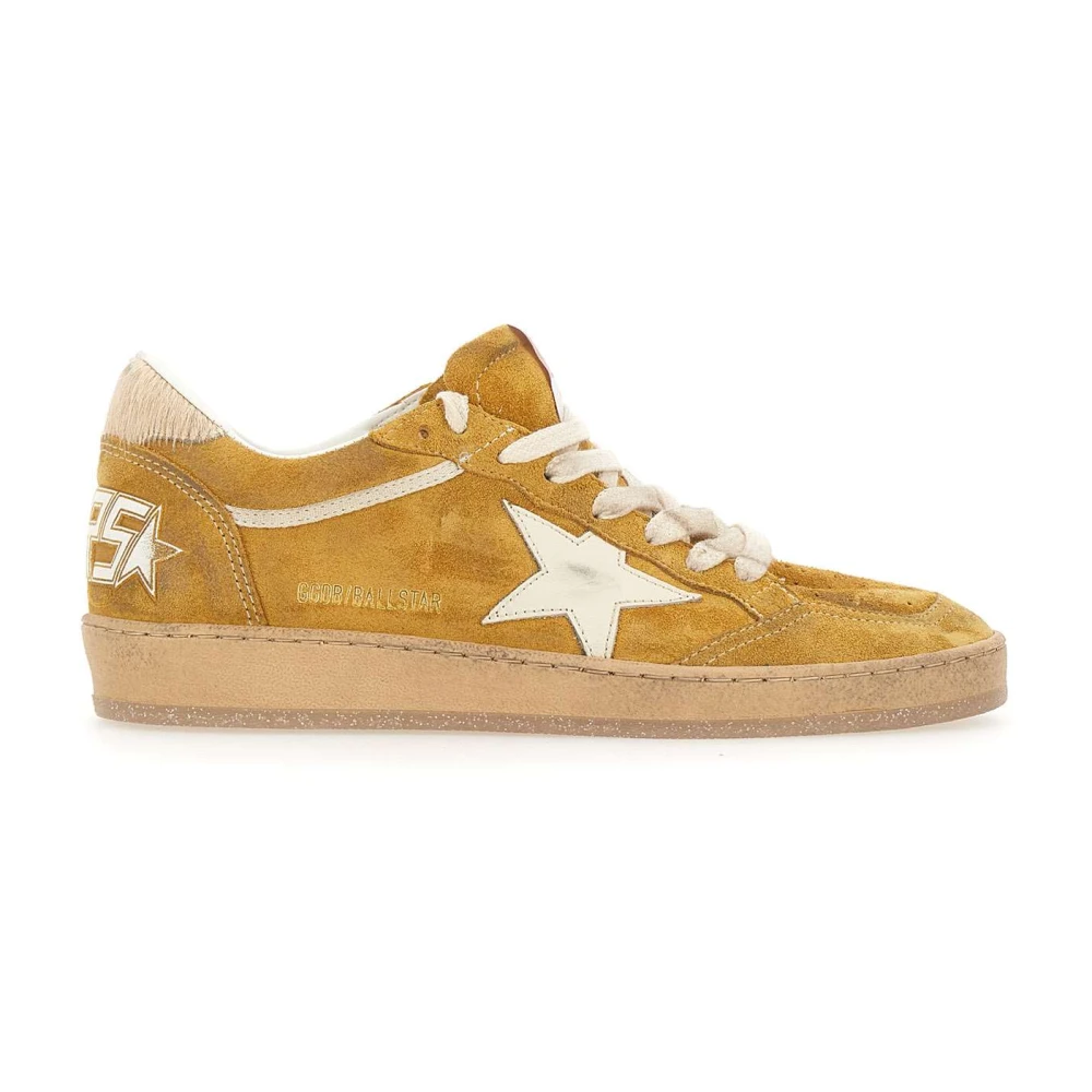 Golden Goose Women's Yellow Sneakers, 7 Uk, Ball Star Trainers
