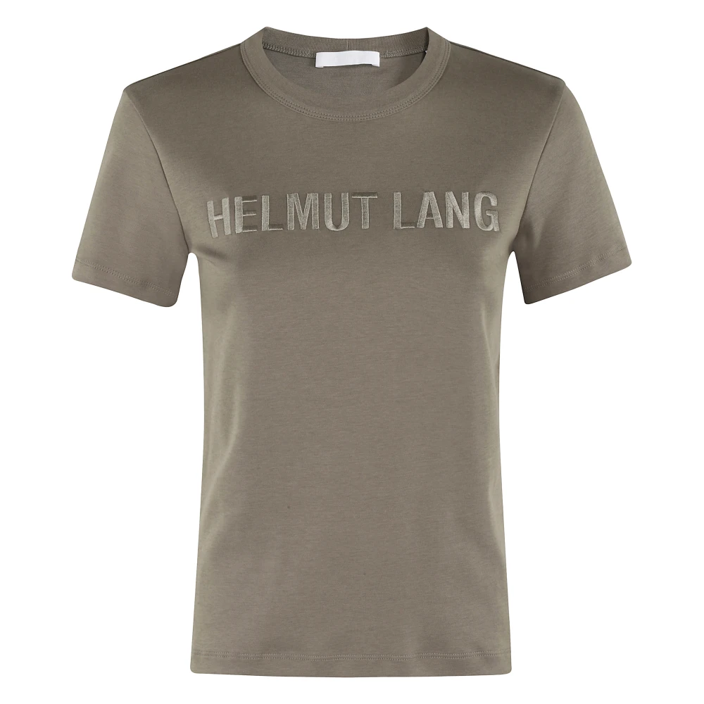 Helmut Lang Slim Logo T-shirt Green Dames