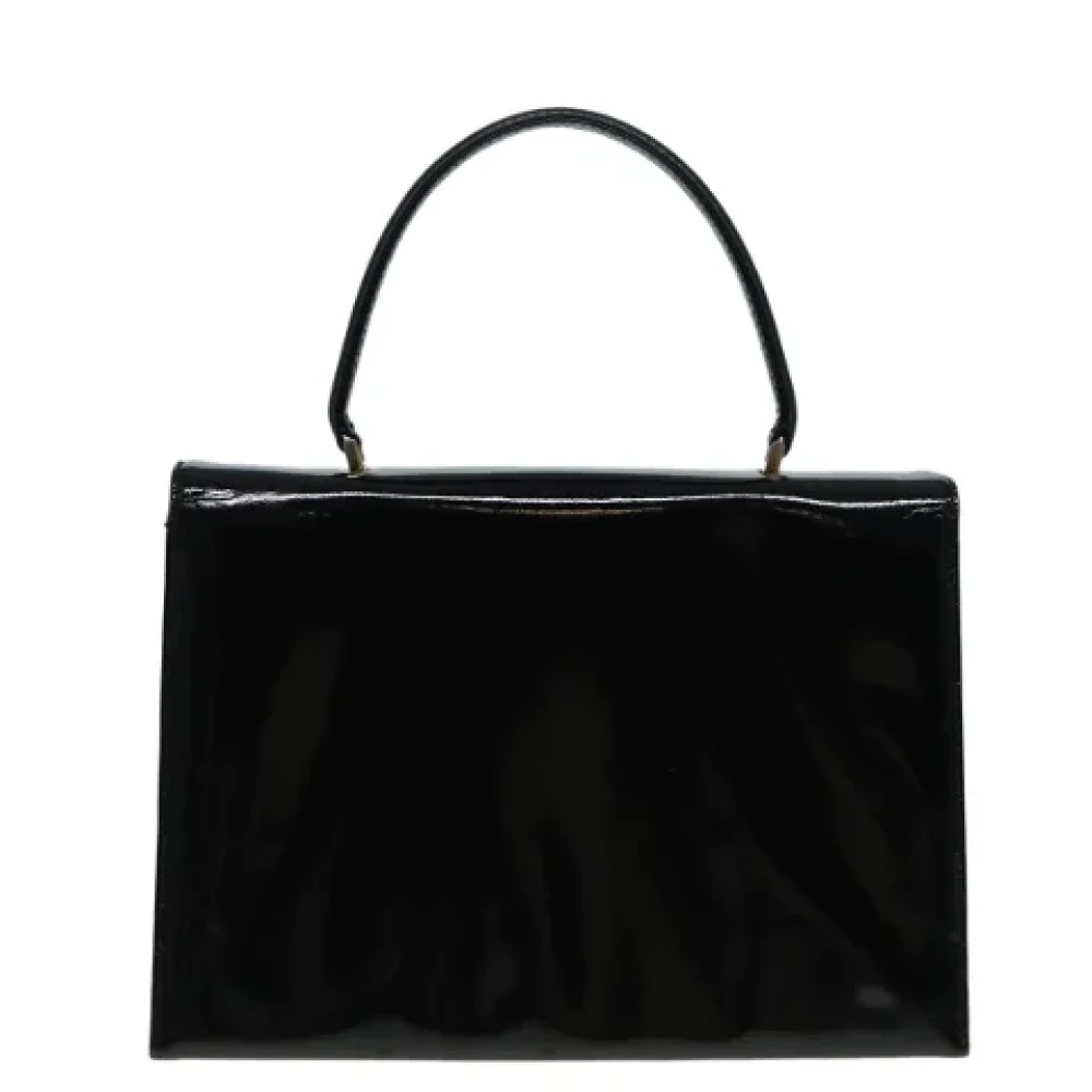 Gucci Vintage Pre-owned Fabric handbags Black Dames