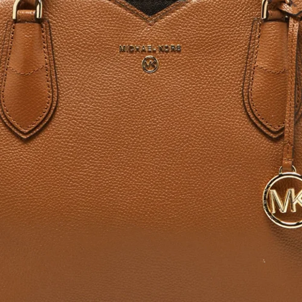 Michael Kors Pre-owned Leather shoulder-bags Brown Dames