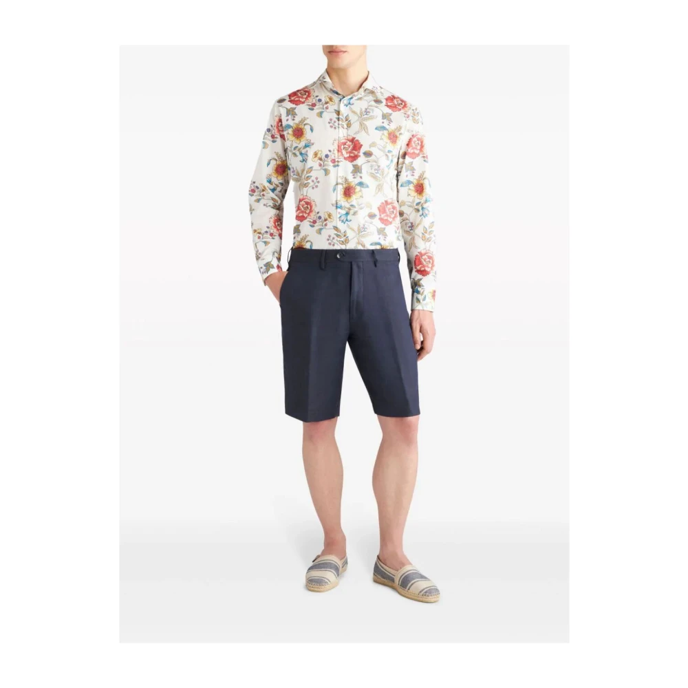 ETRO Casual Shorts Blue Heren