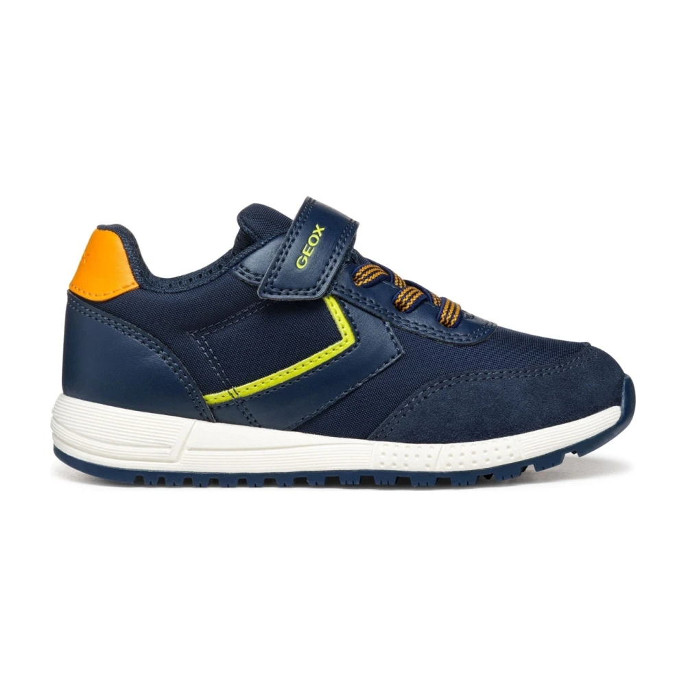 Geox Boys Blue Sneakers,, Kids Trainers Size 34 Eu
