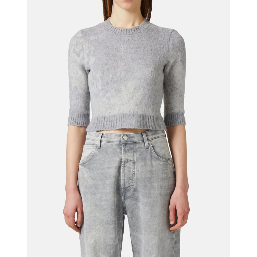 Iceberg Trui met ronde hals en slange-effect ontwerp Gray Dames