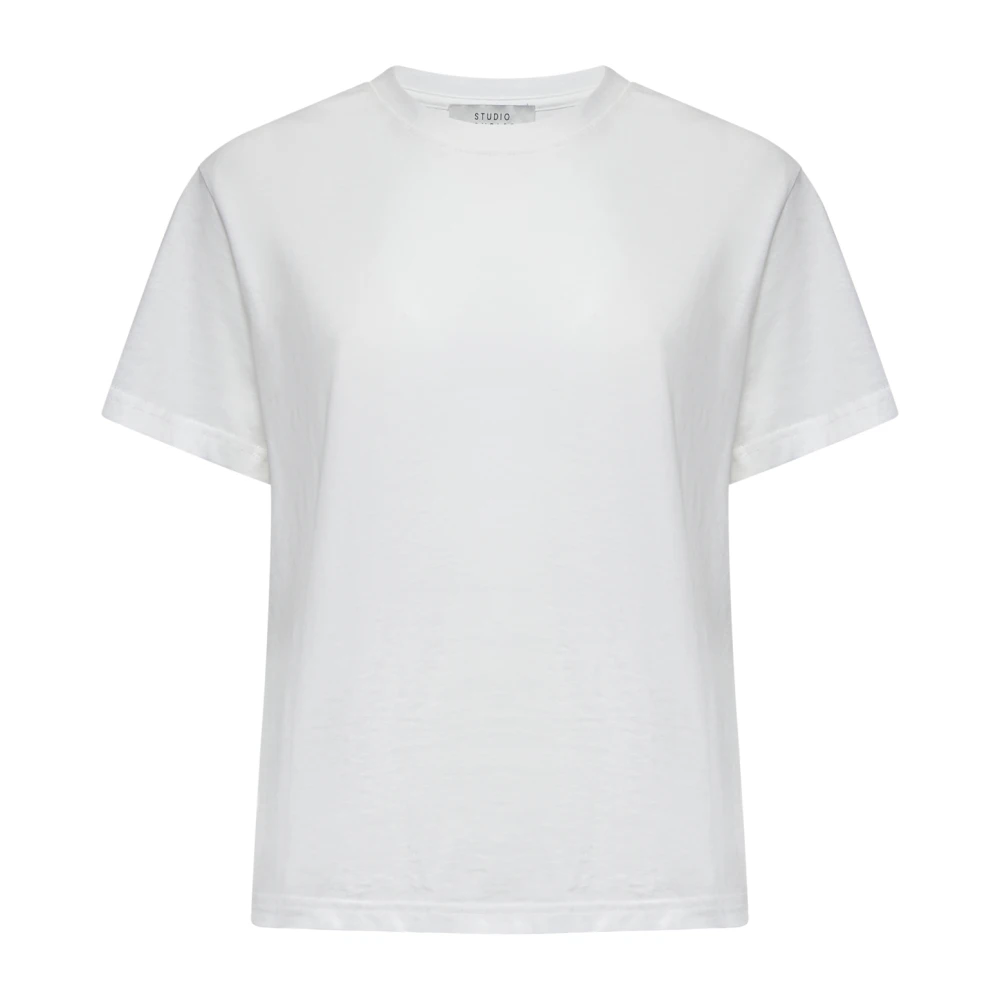 Studio Nicholson Marine Off-White Regular-Fit T-shirt White Dames