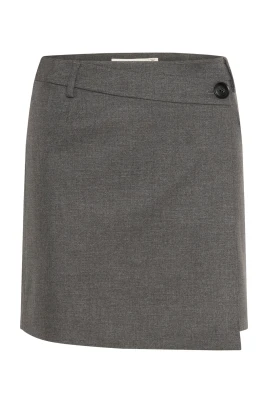 Omlottkjol Mörkgrå Melange