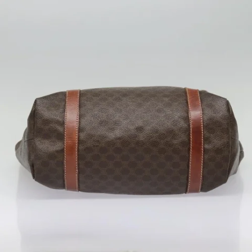 Celine Vintage Pre-owned Canvas handbags Brown Dames