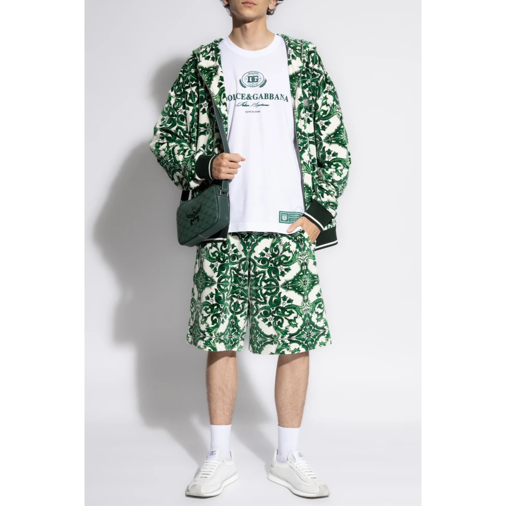 Dolce & Gabbana Capuchontrui Green Heren