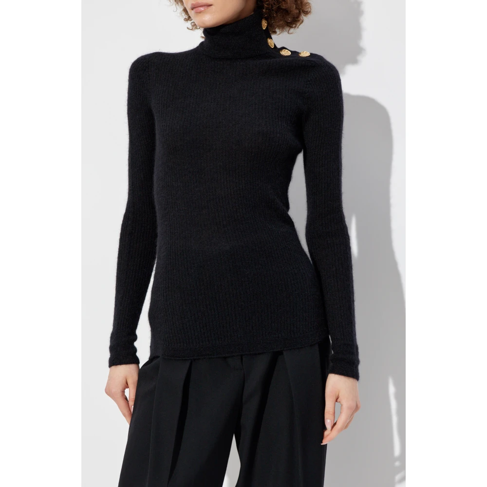Balmain Turtleneck Black Dames
