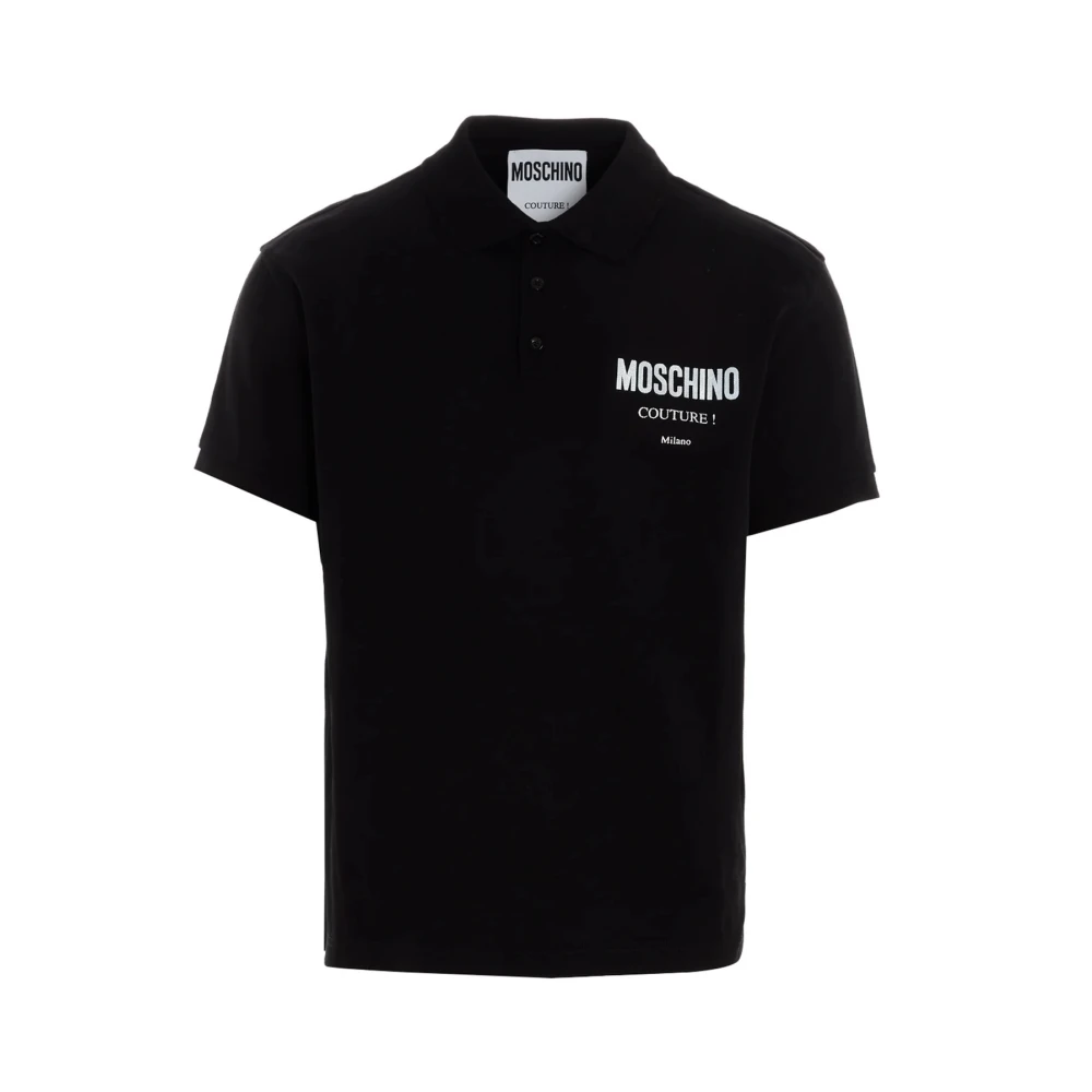 Moschino Klassiek Polo Shirt Black Heren