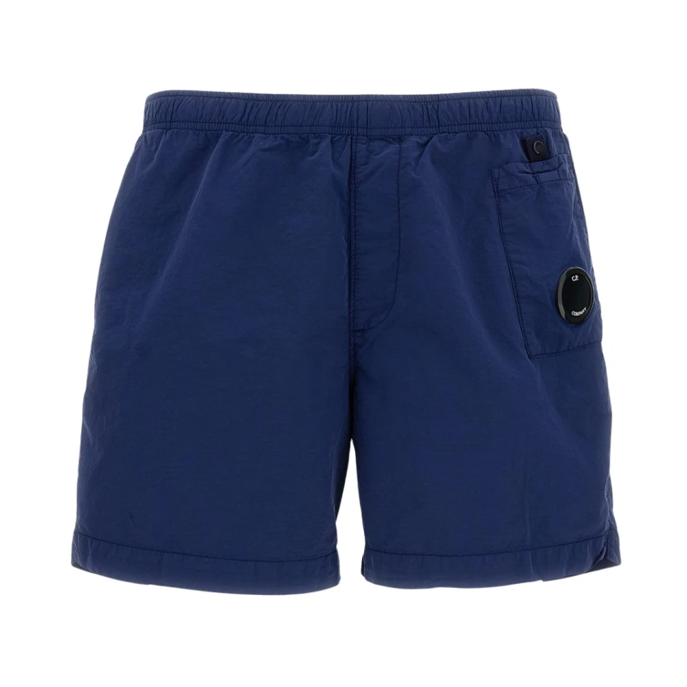 C.p. Company Men's Blue Swim Brief - Beachwear - L - Swimwear