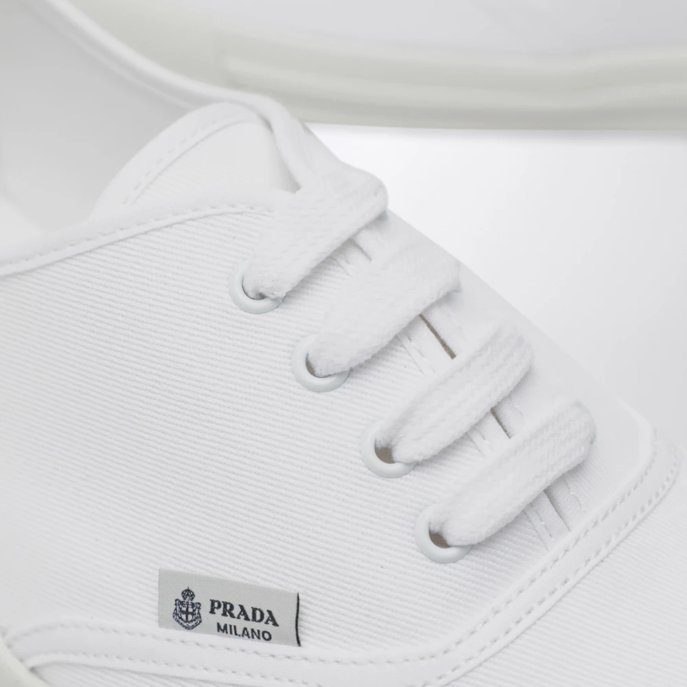 Prada Drill Fabric Sneakers