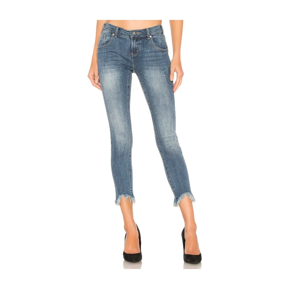 One Teaspoon Denim Skinny Jeans Nieuwe Collectie Blue Dames