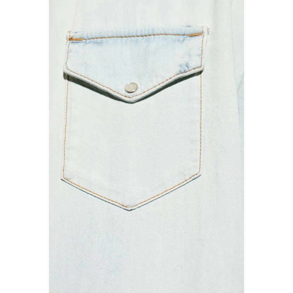 Zadig & Voltaire Shirt Saby Blue Heren