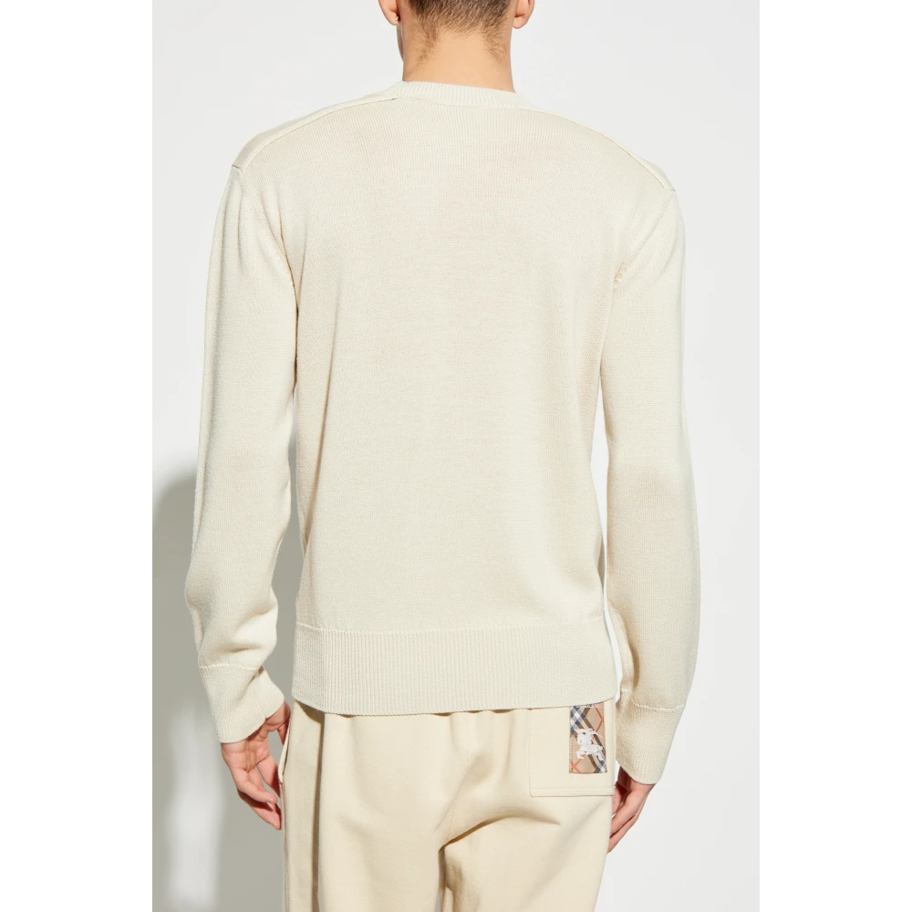 Burberry Wollen trui Beige Heren