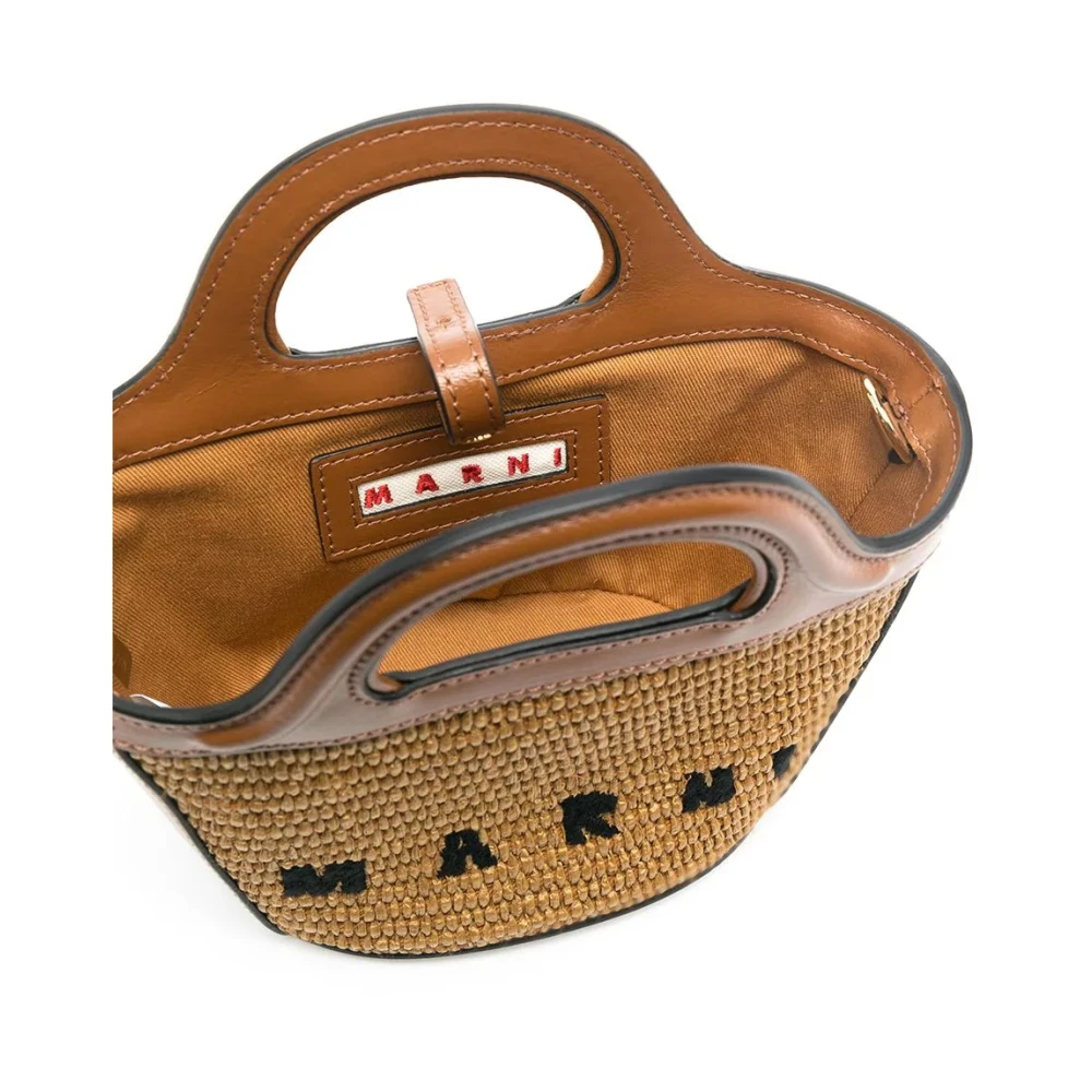Marni Bruine Tropicalia Zomer Tas Brown Dames
