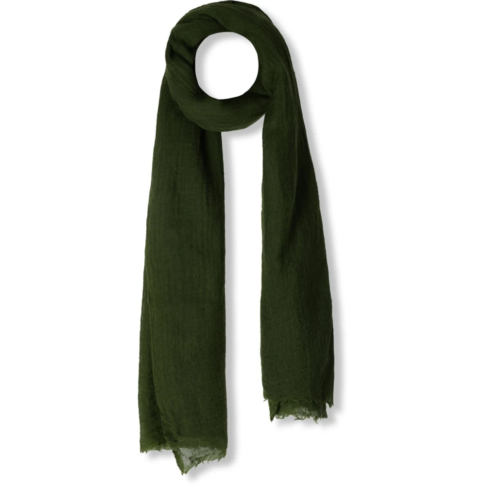 Notre-v Groene Wollen Sjaal 304 Green Dames