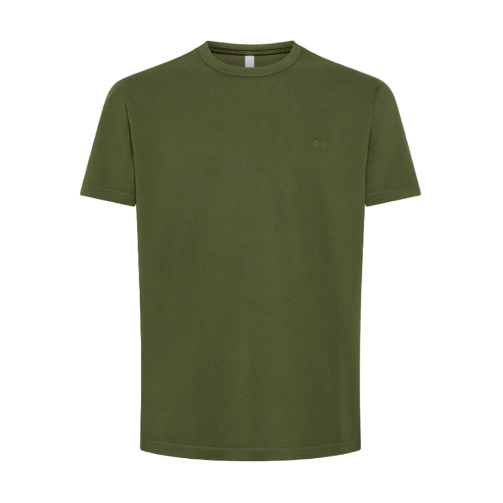 Sun68 T-Shirts Green Heren