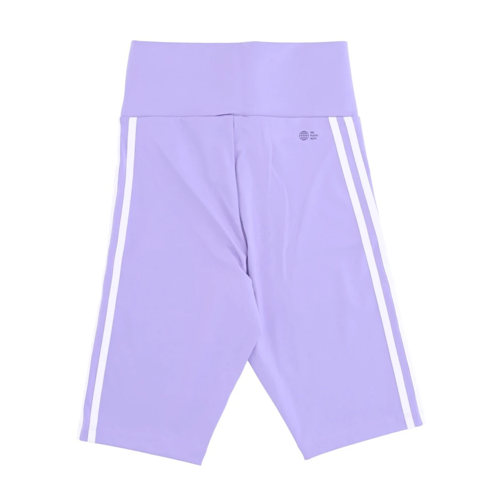 Adidas Hoge taille korte tights voor dames Purple Dames