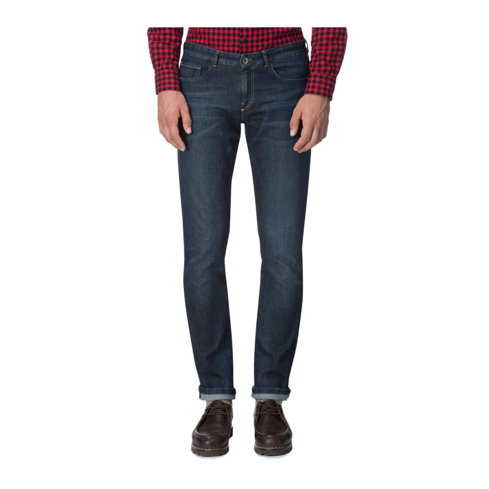 Woolrich Men's Blue Slim Fit Jeans, W40, Slim-Fit Jeans