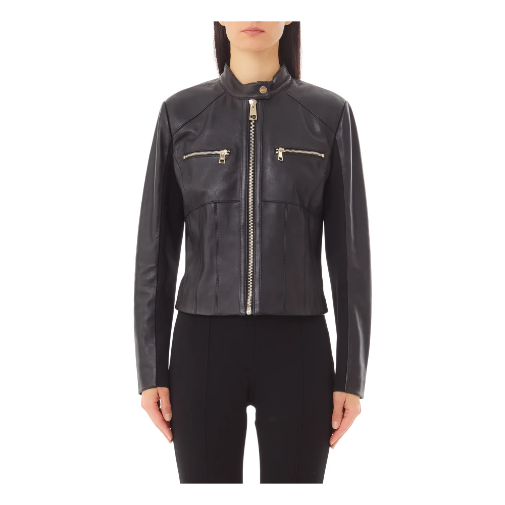 Jackets > Leather Jackets - - Liu Jo - Modalova