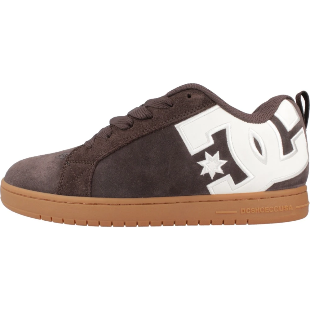 DC Shoes Klassieke Court Graffik Sneakers Heren Schoenen Bruin