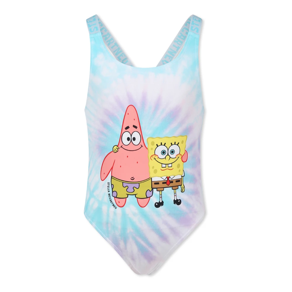 Stella McCartney Tie-Dye SpongeBob Baddräkt Multicolor, Flicka